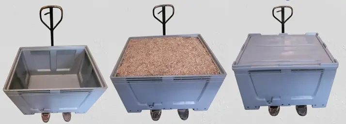 Big Box für Miscanthus Einstreu - individuelle Größen - Angebot