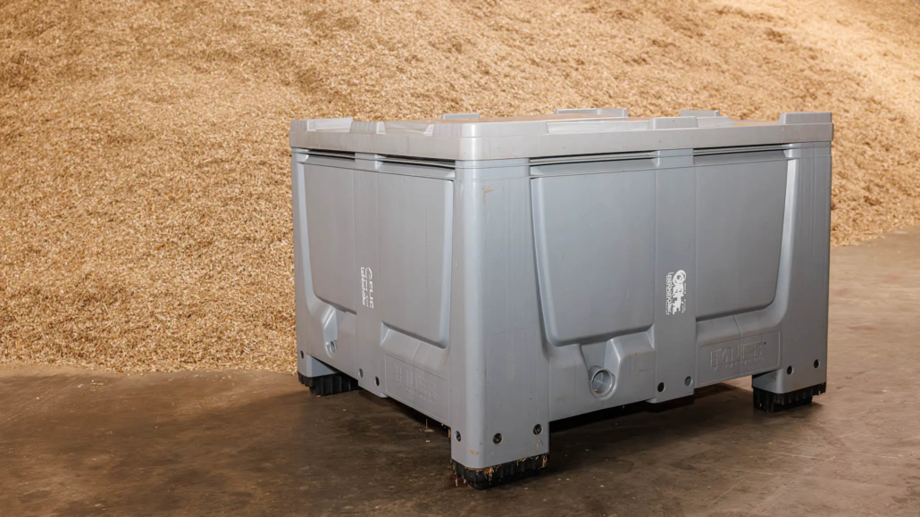 Big Box Miscanthus Naturstreu - trocken gelagert mit Deckel in der Eifel und Mayen-Koblenz